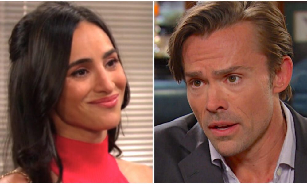 Days of Our Lives spoilers reveal Gabi Hernandez and Philip Kiriakis share a passionate night together August 4 15. But Gabi's seduction plot takes an unexpected turn when real feelings emerge!