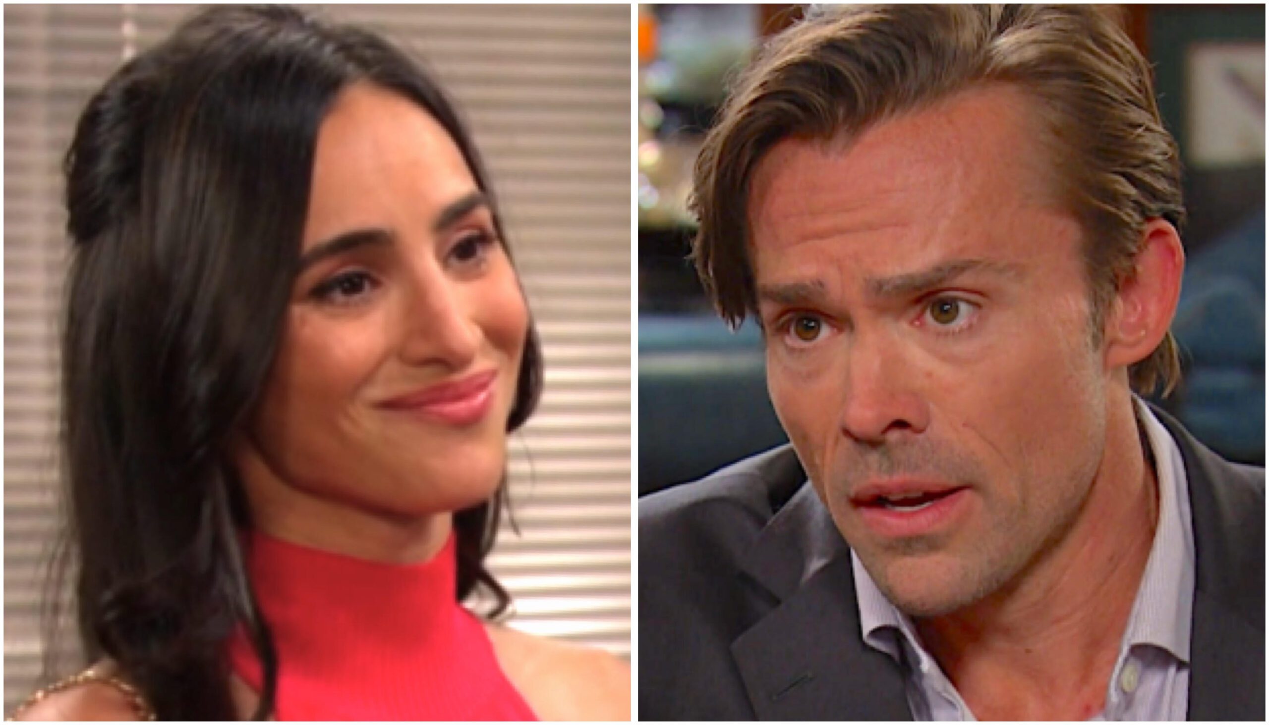 Days of Our Lives spoilers reveal Gabi Hernandez and Philip Kiriakis share a passionate night together August 4 15. But Gabi's seduction plot takes an unexpected turn when real feelings emerge!