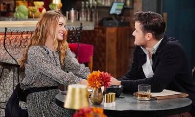 Haley Erin and Michael Mealor as Claire Newman & Kyle Abbott on Y&R