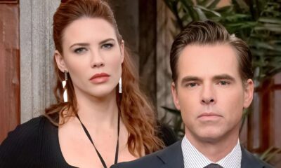 Young and the Restless (Y&R) Courtney Hope as Sally Spectra and Jason Thompson as Billy Abbott