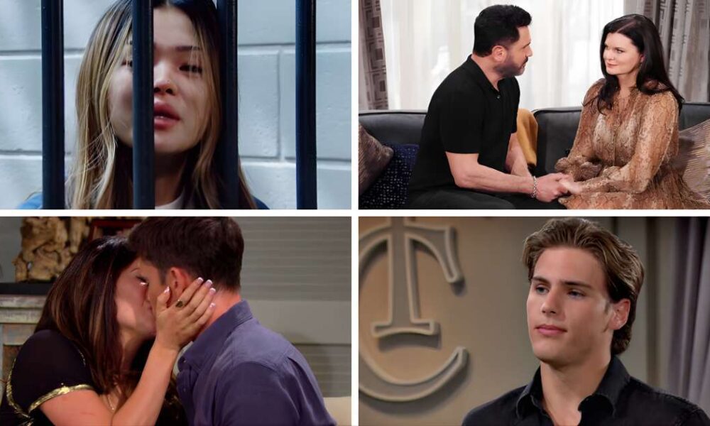Bold and the Beautiful Spoilers (B&B Spoilers) Luna Nozawa, Finn, Steffy Forrester, Bill Spencer, Katie Logan, Will Spencer