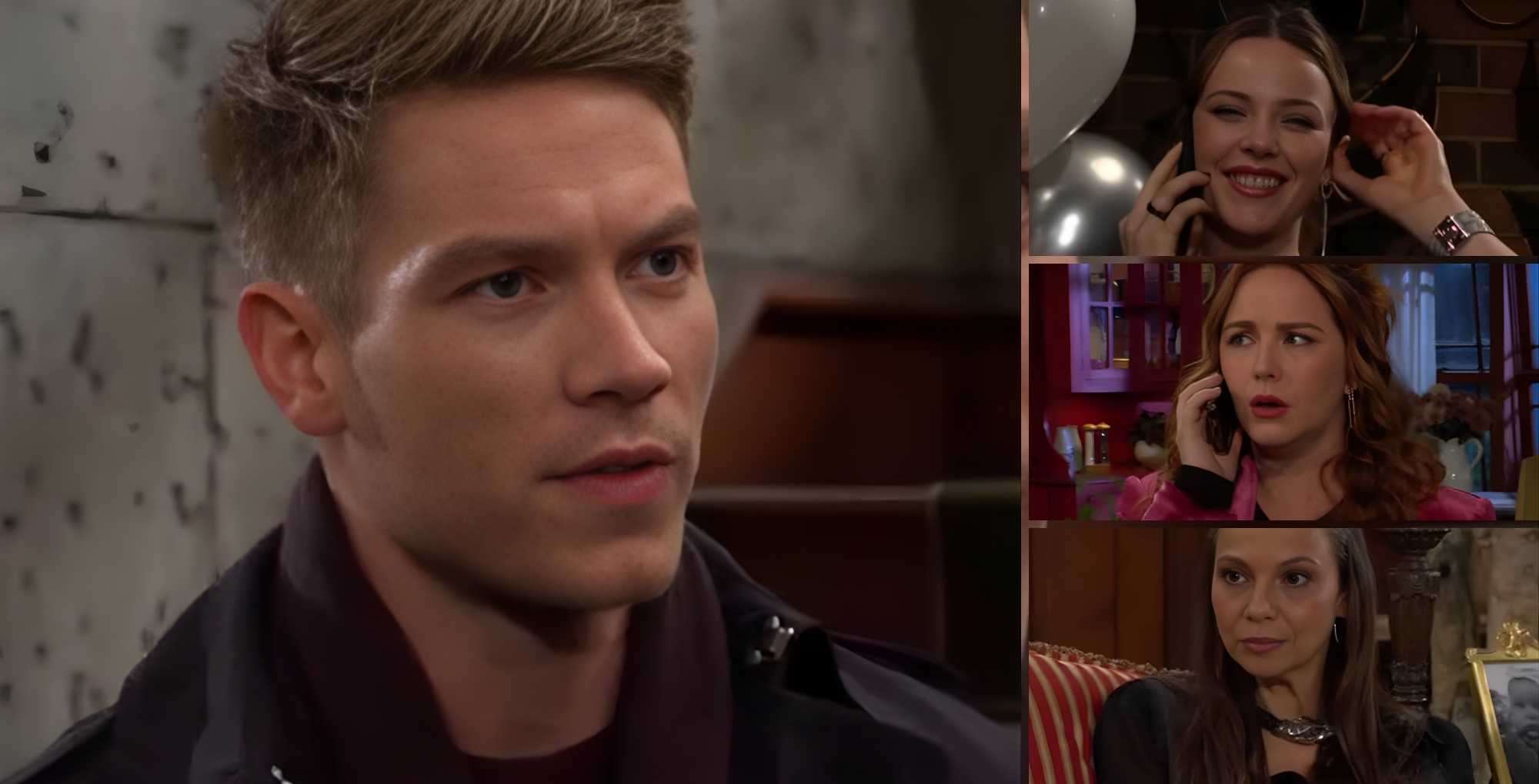 Noah Newman, Tessa Porter, Mariah Copeland Young and the Restless (Y&R)