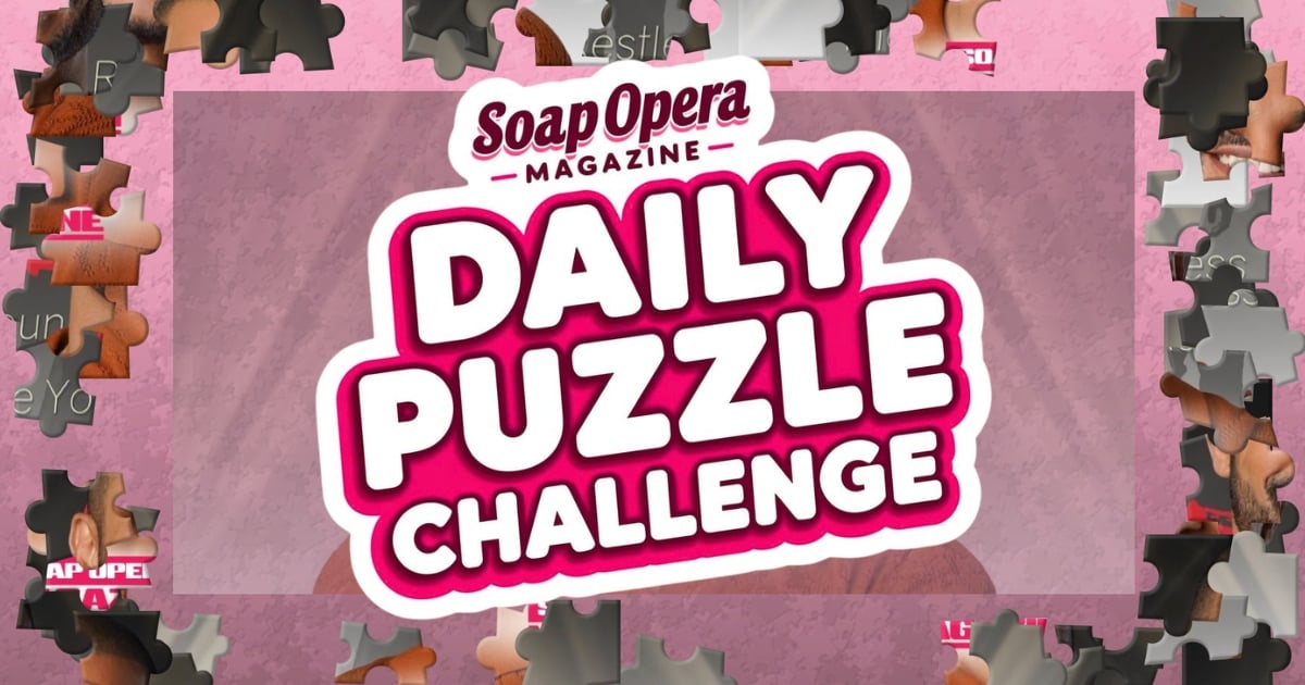 Soap Opera Magazine Daily Puzzle Y&R Nathan Owens as Holden