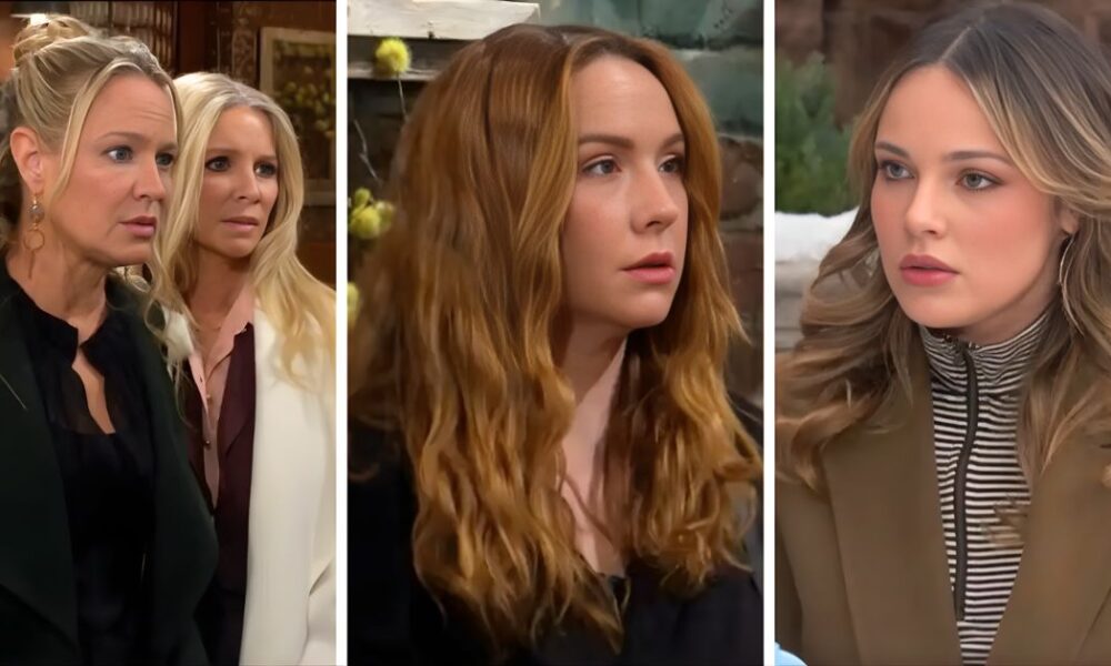 Young and the Restless Spoilers (Y&R Spoilers) Sharon Newman, Christine Blair, Mariah Copeland, Tessa Porter