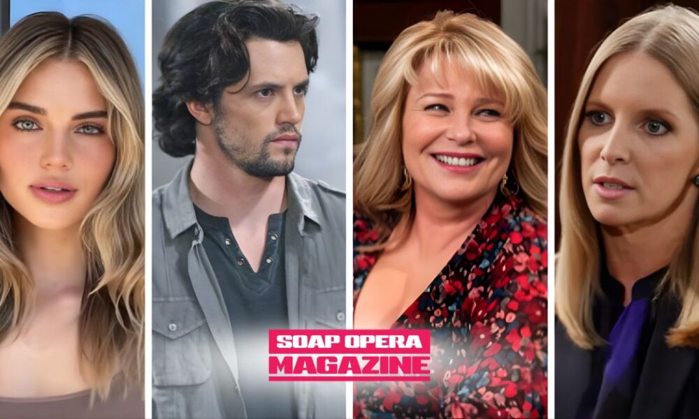 Comings and Goings Savannah Leigh James, Nathan Dean, Ethan Lovett, Judi Evans, Lauralee Bell