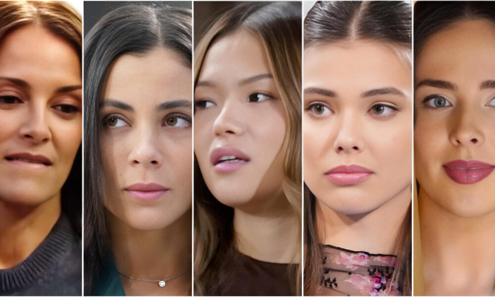 Ivy Forrester, Taylor Hayes, Daphne Rose Walton, Luna Nozawa, Electra Forrester