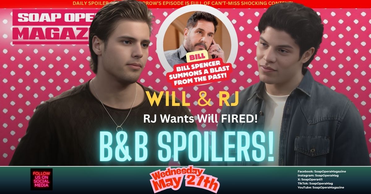 Bold and the Beautiful Spoilers (B&B Spoilers) Bill Spencer May 27