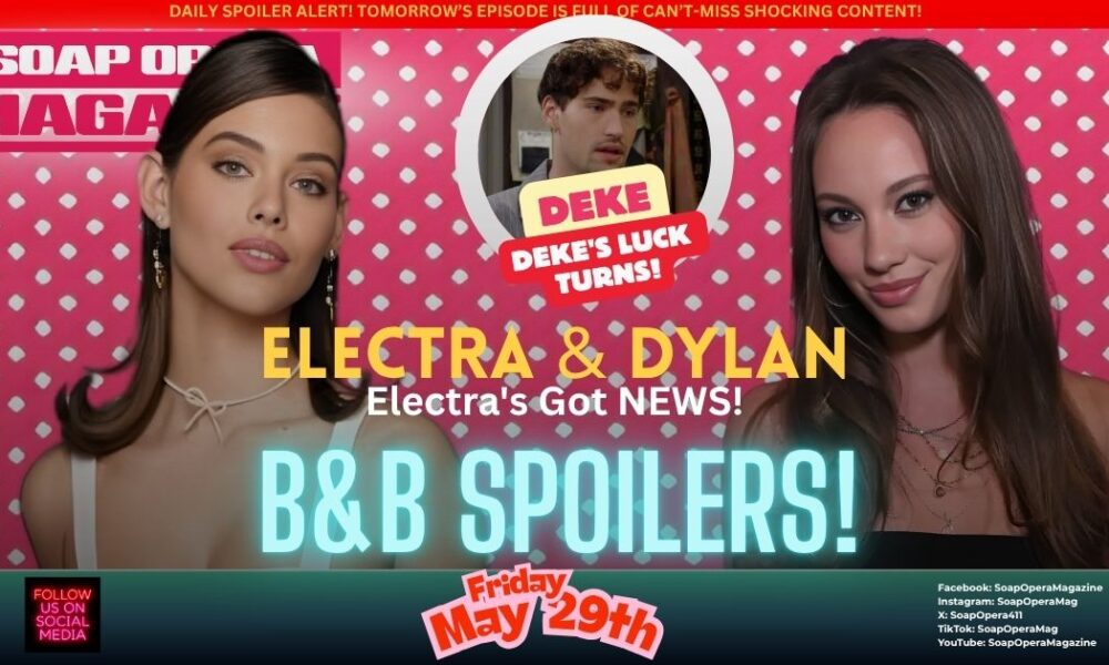 Bold and the Beautiful Spoilers (B&B Spoilers) Electra Forrester May 29