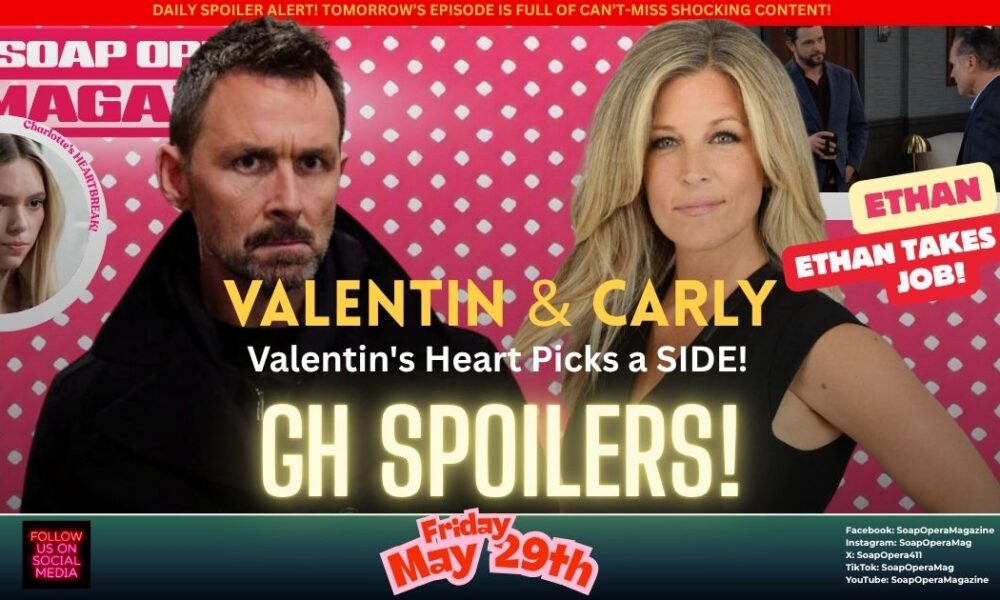 General Hospital Spoilers (GH Spoilers) Valentin Cassadine May 29