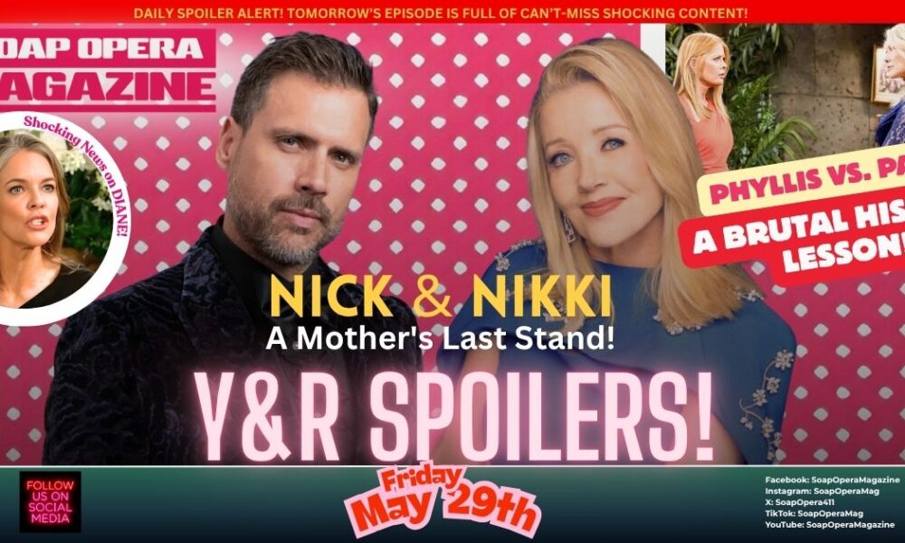 Young and the Restless Spoilers (Y&R Spoilers) Nick Newman May 29