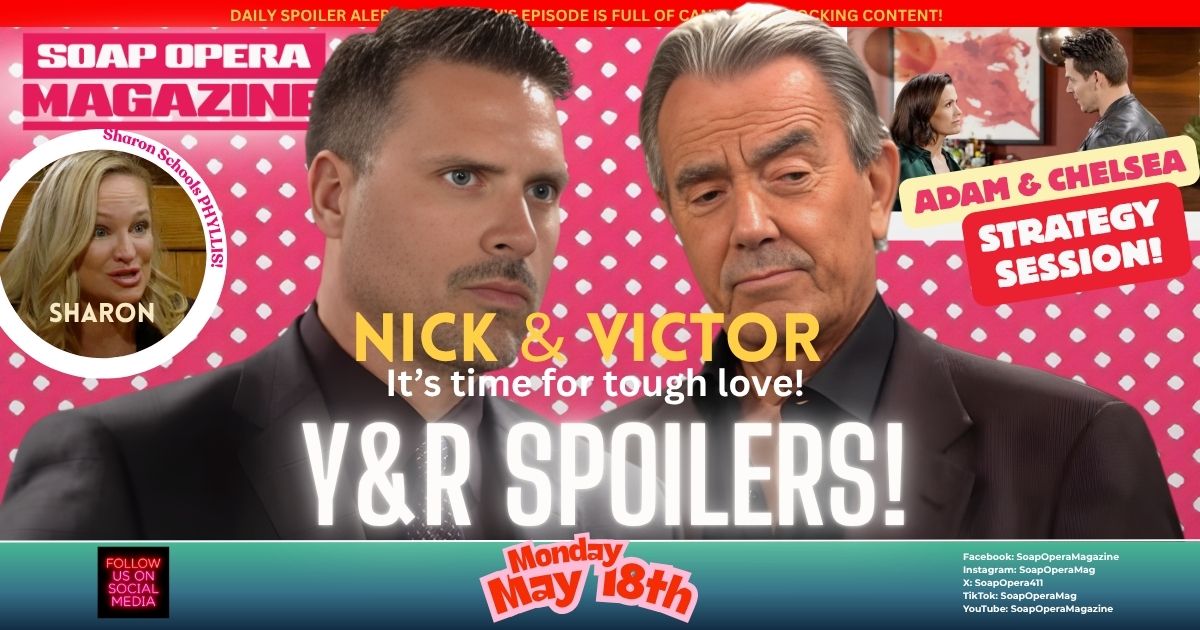 Young and the Restless Spoilers (Y&R Spoilers) Victor Newman, Nick Newman