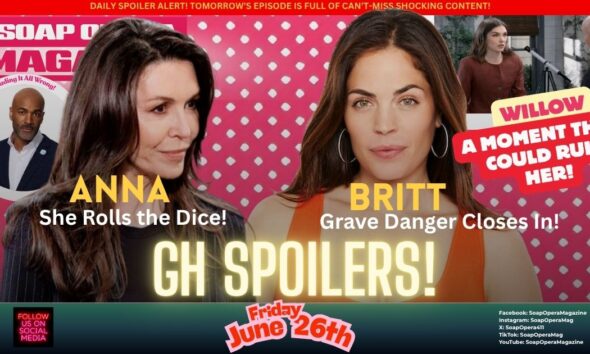 General Hospital Spoilers (GH Spoilers) Anna Devane June 26
