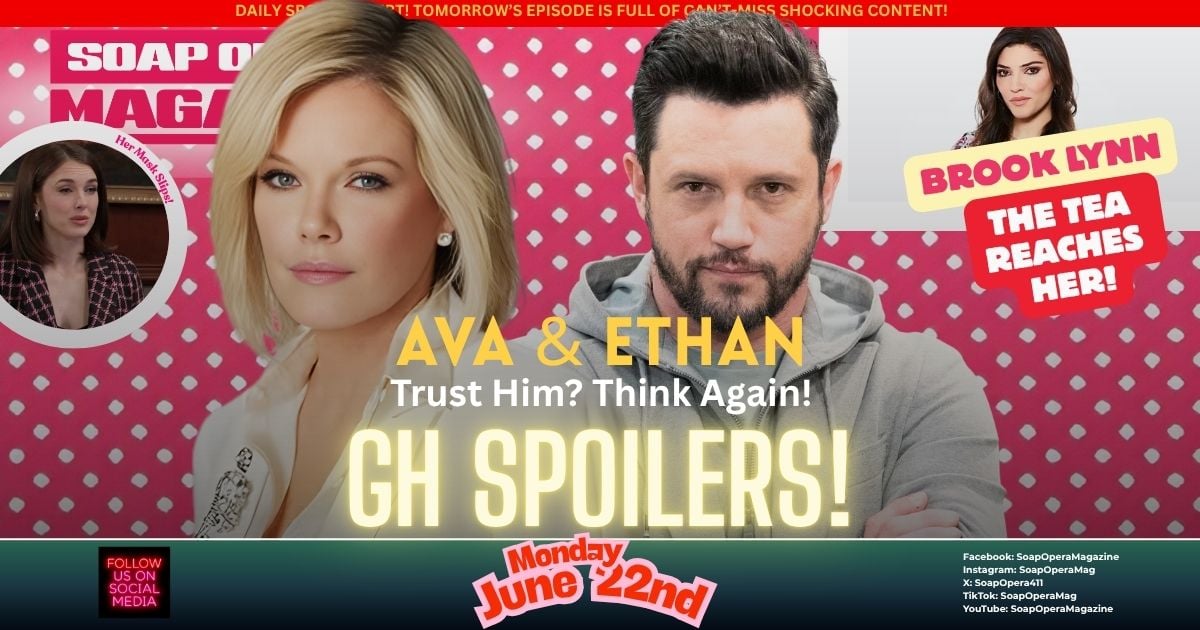 General Hospital Spoilers (GH Spoilers) Ava Jerome June 22