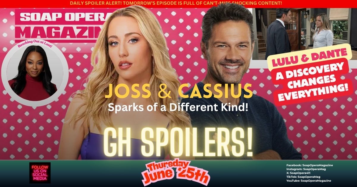 General Hospital Spoilers (GH Spoilers) Josslyn Jacks June 25
