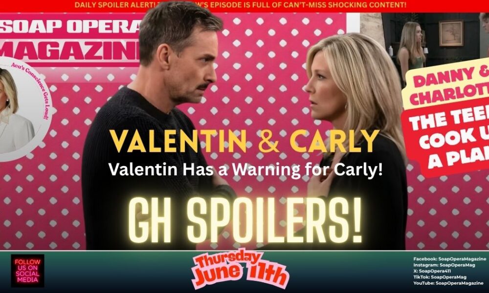 General Hospital Spoilers (GH Spoilers) Valentin Cassadine June 11
