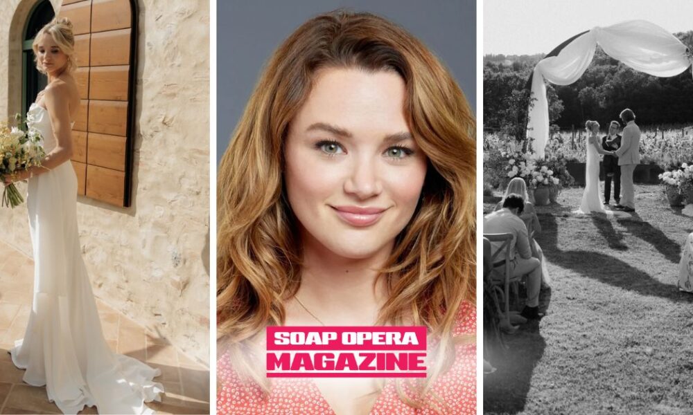 Young and the Restless Spoilers (Y&R Spoilers) Hunter King (Wedding photos by TheKnot)