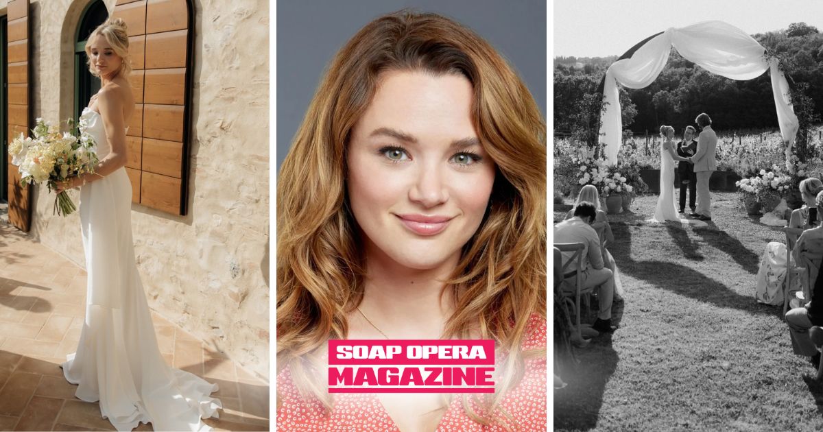 Young and the Restless Spoilers (Y&R Spoilers) Hunter King (Wedding photos by TheKnot)