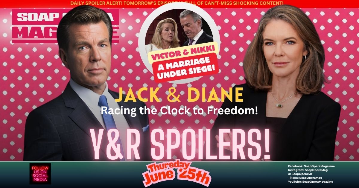 Young and the Restless Spoilers (Y&R Spoilers) Jack Abbott June 25