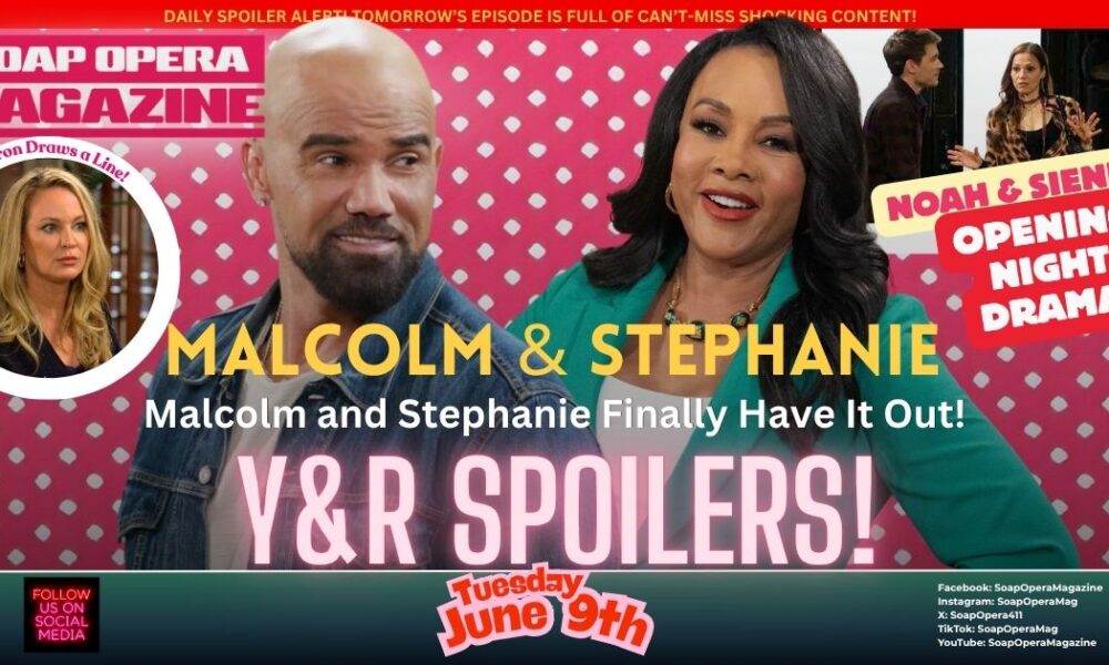 Young and the Restless Spoilers (Y&R Spoilers) Malcolm Winters, Stephanie Simmons June 9