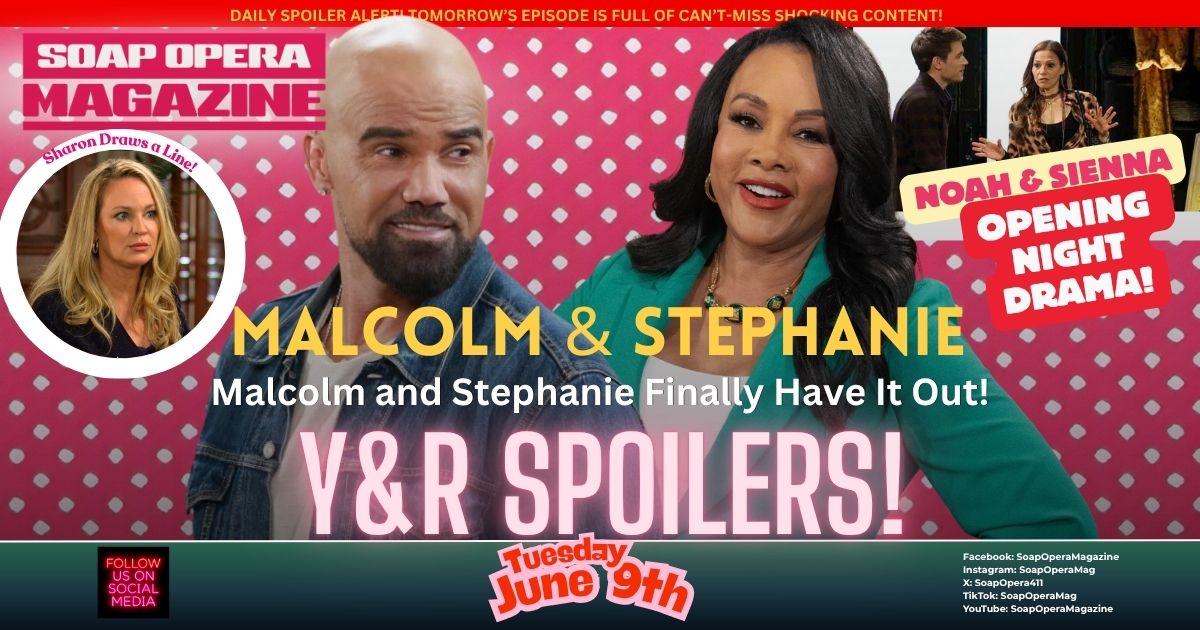Young and the Restless Spoilers (Y&R Spoilers) Malcolm Winters, Stephanie Simmons June 9