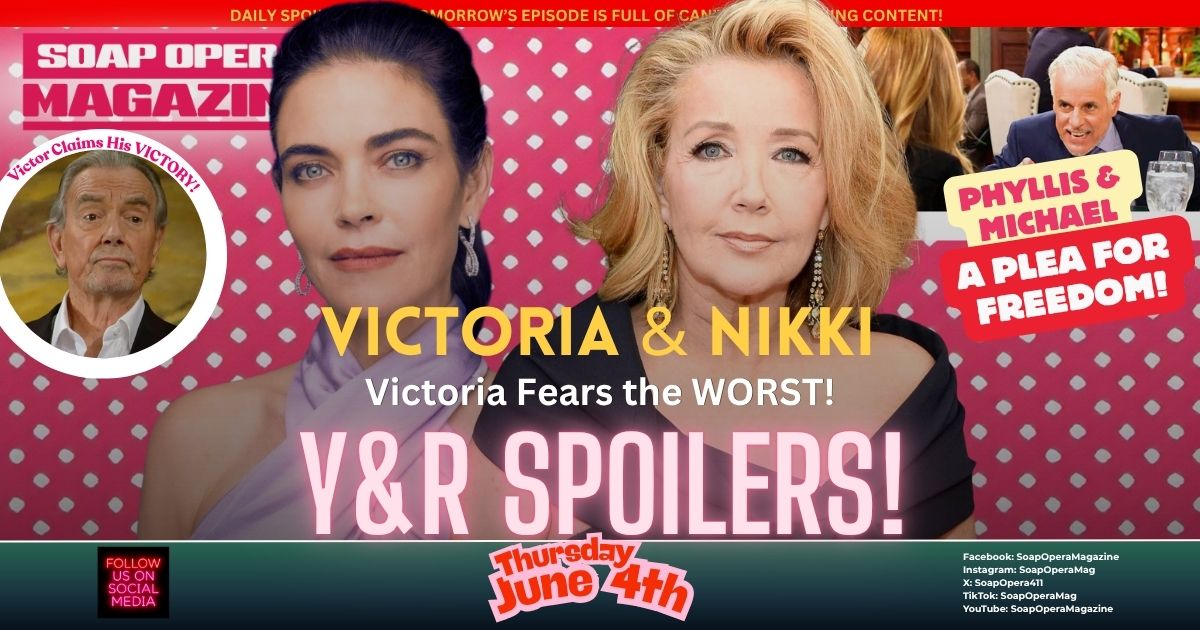 Young and the Restless Spoilers (Y&R Spoilers) Nikki Newman June 4