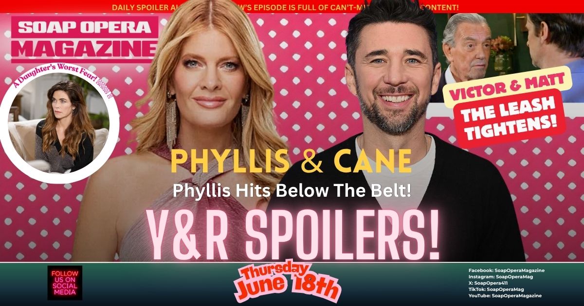 Young and the Restless Spoilers (Y&R Spoilers) Phyllis Summers June 18