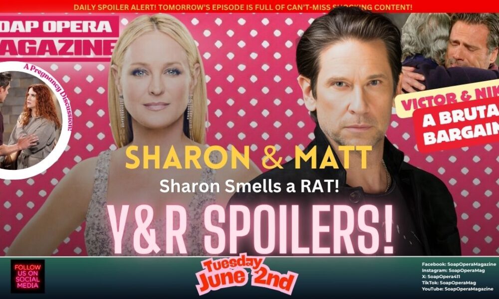 Young and the Restless Spoilers (Y&R Spoilers) Sharon Newman June 2