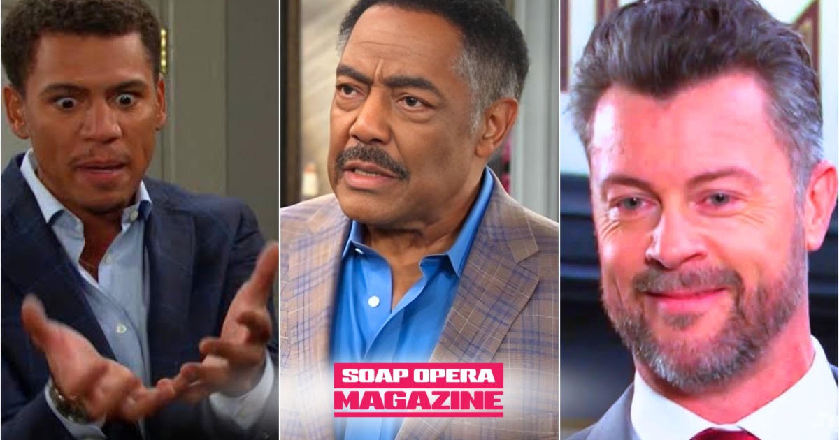Abe Carver and Theo Carver face off on Days of Our Lives