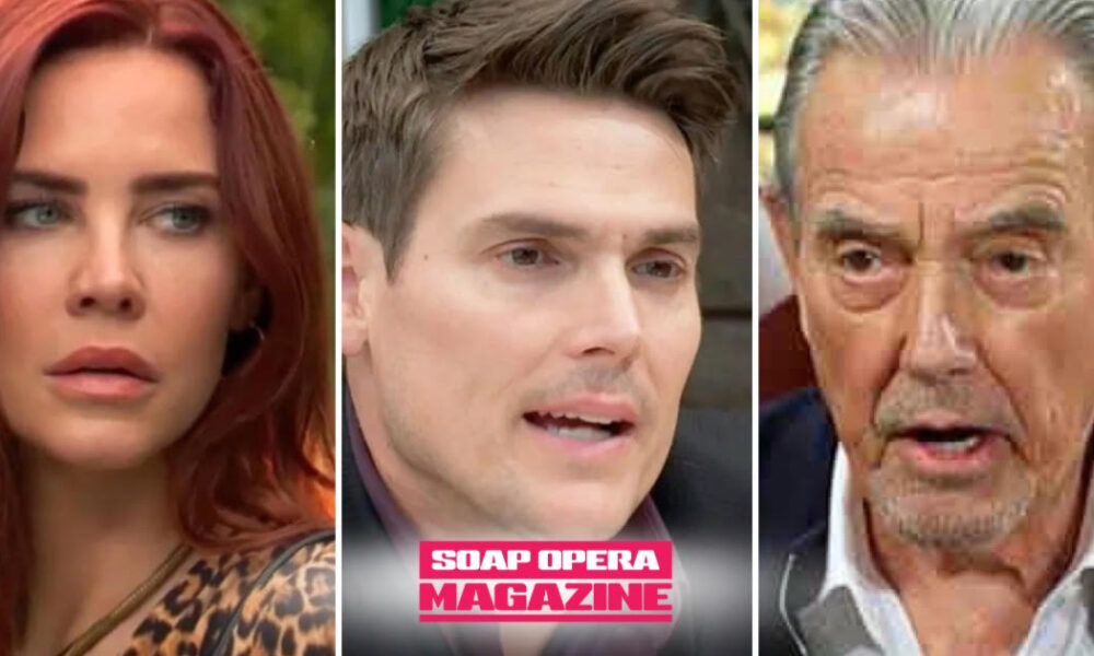 Adam Newman stares down Victor as Sally Spectra braces for a corporate war on The Young and the Restless