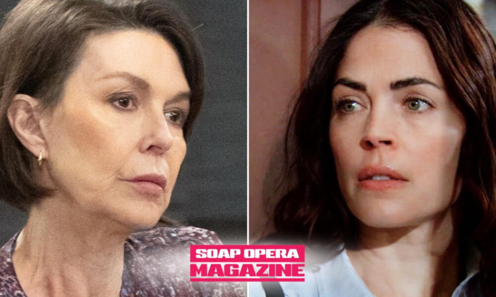 Anna Devane confronts Britt Westbourne on General Hospital