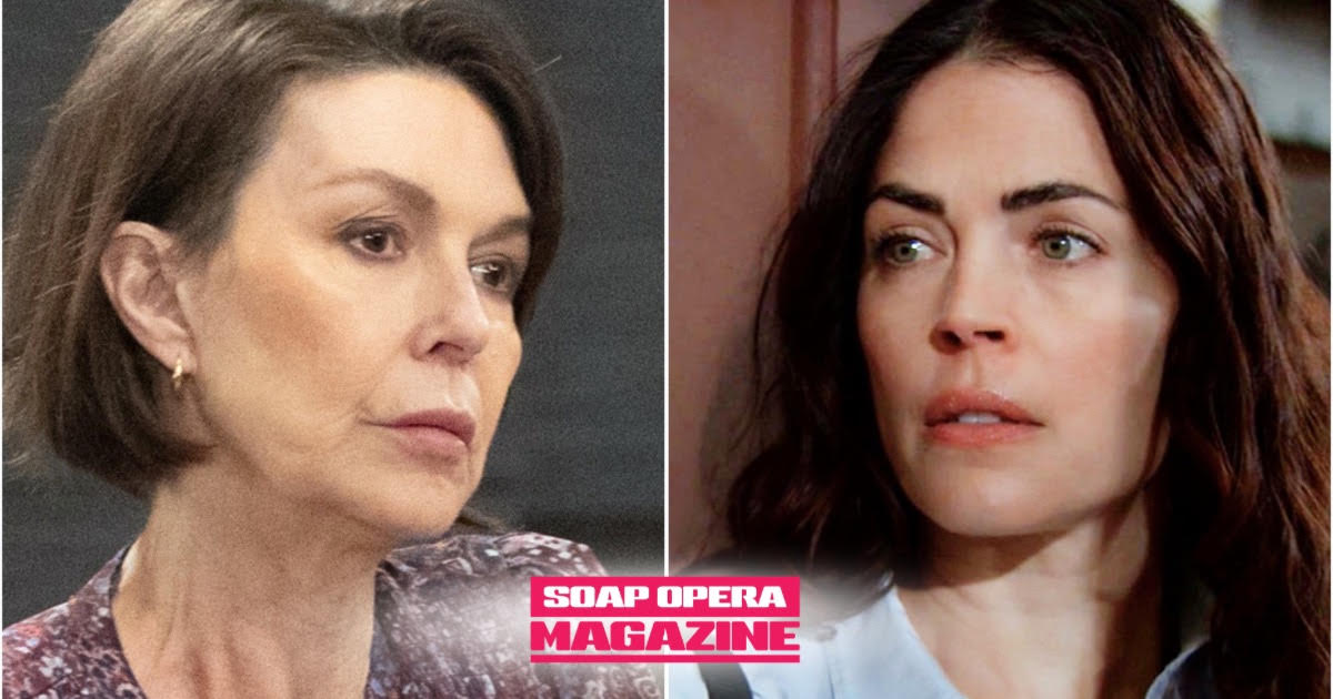 Anna Devane confronts Britt Westbourne on General Hospital