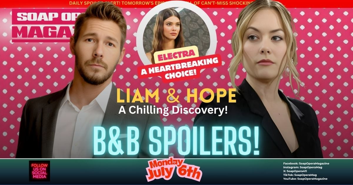 Bold and the Beautiful Spoilers (B&B Spoilers) Hope Logan July 6