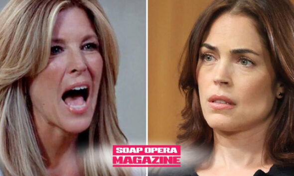 Britt Westbourne faces off with Carly Spencer over Bobbie's apartment on General Hospital