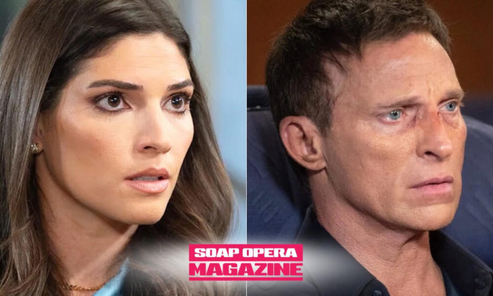 Brook Lynn Quartermaine looks panicked as her frame up unravels on General Hospital