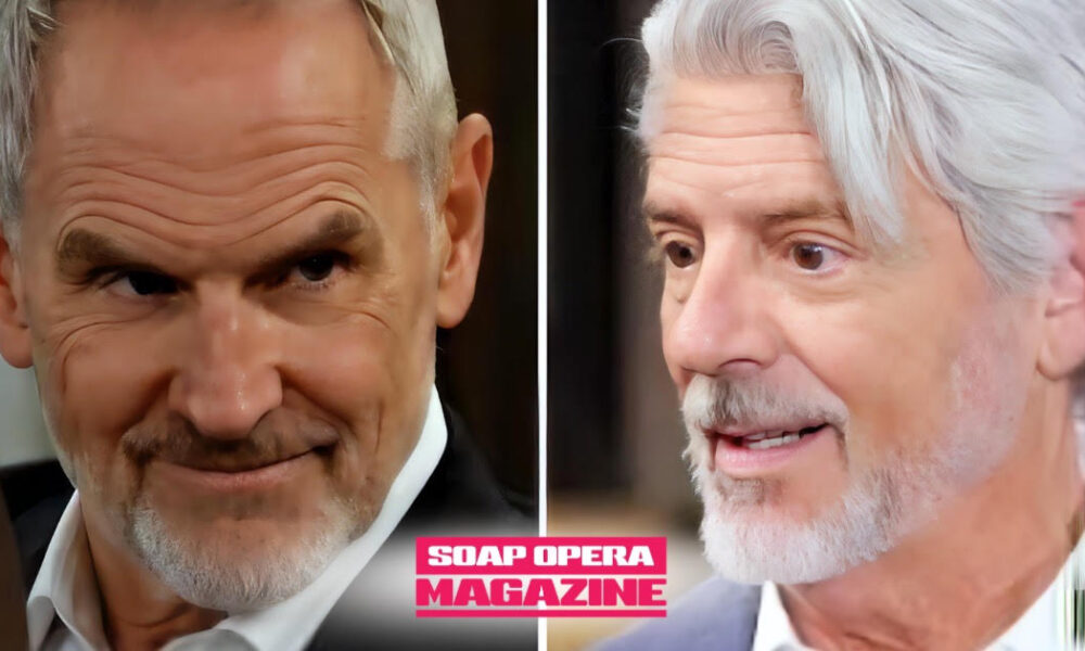 Dr. Laurence Markham and Martin Laurent side by side on The Young and the Restless