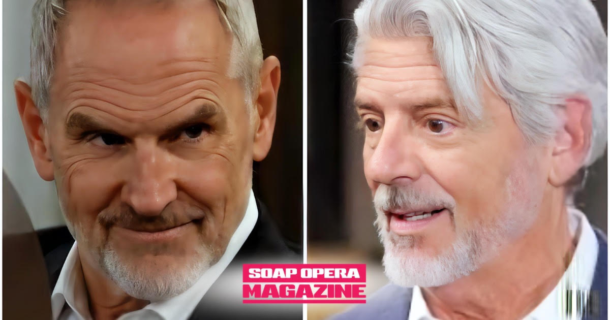 Dr. Laurence Markham and Martin Laurent side by side on The Young and the Restless