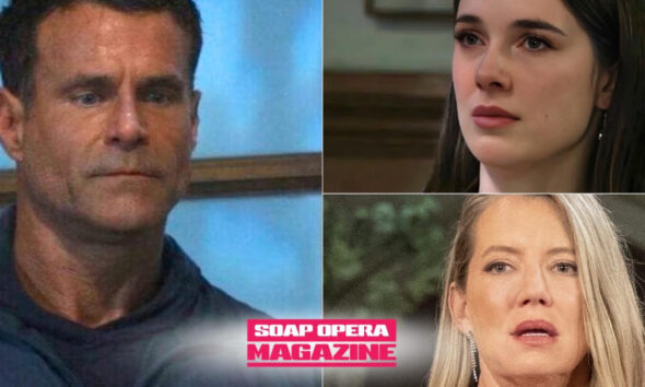 Drew Cain confronts a terrified Willow after his lake rescue on General Hospital