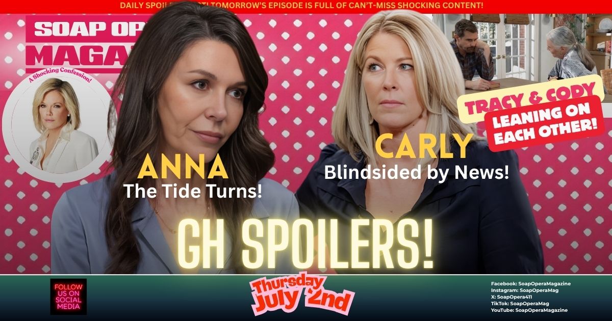 General Hospital Spoilers (GH Spoilers) Anna Devane July 2