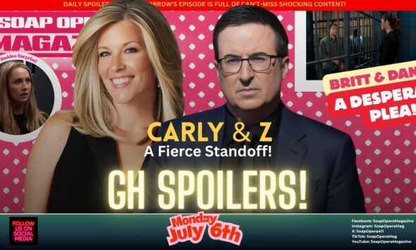General Hospital Spoilers (GH Spoilers) Carly Spencer July 6