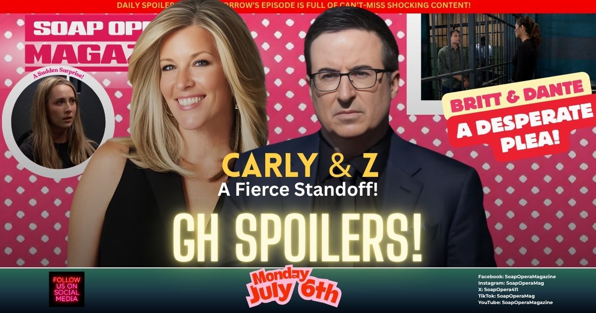 General Hospital Spoilers (GH Spoilers) Carly Spencer July 6