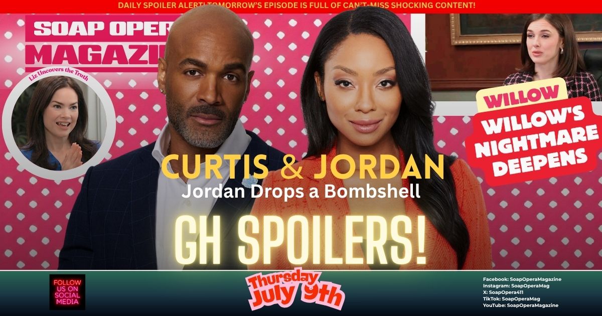 General Hospital Spoilers (GH Spoilers) Jordan Ashford July 9 2