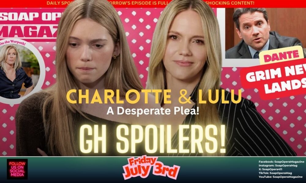 General Hospital Spoilers (GH Spoilers) Lulu Spencer July 3