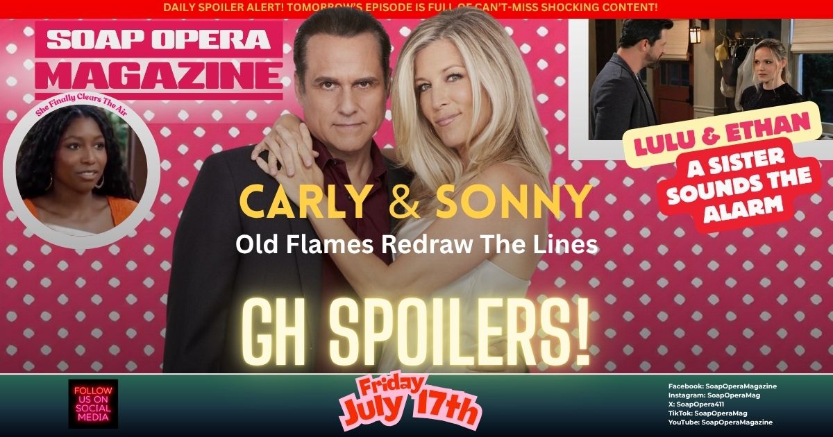 General Hospital Spoilers (GH Spoilers) Carly Spencer July 17