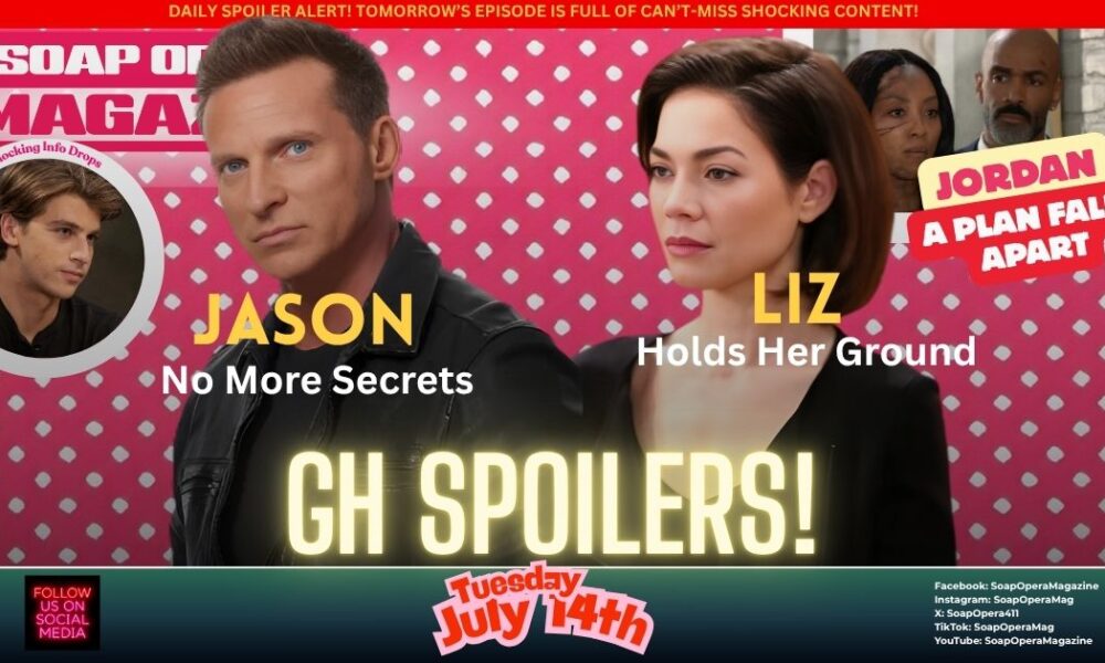 General Hospital Spoilers (GH Spoilers) Jason Morgan July 14