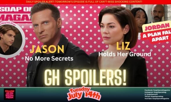 General Hospital Spoilers (GH Spoilers) Jason Morgan July 14