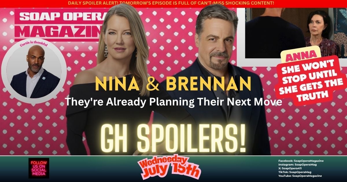 General Hospital Spoilers (GH Spoilers) Nina Reeves July 15