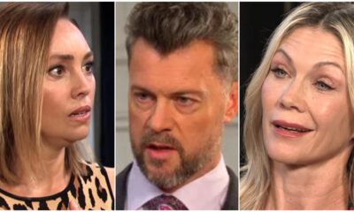 Gwen Rizczech braces against EJ DiMera on Days of Our Lives