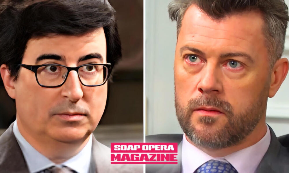 John Oliver's wigged mystery man comes face to face with EJ DiMera on Days of Our Lives