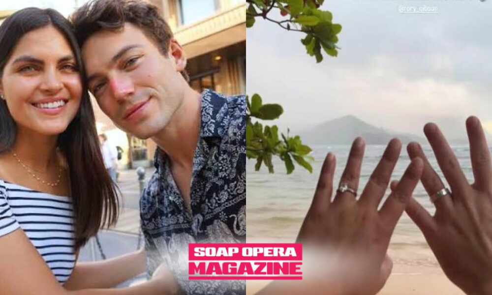 Rory Gibson, who plays Michael Corinthos on General Hospital, celebrates his wedding to Alicia Ruelas