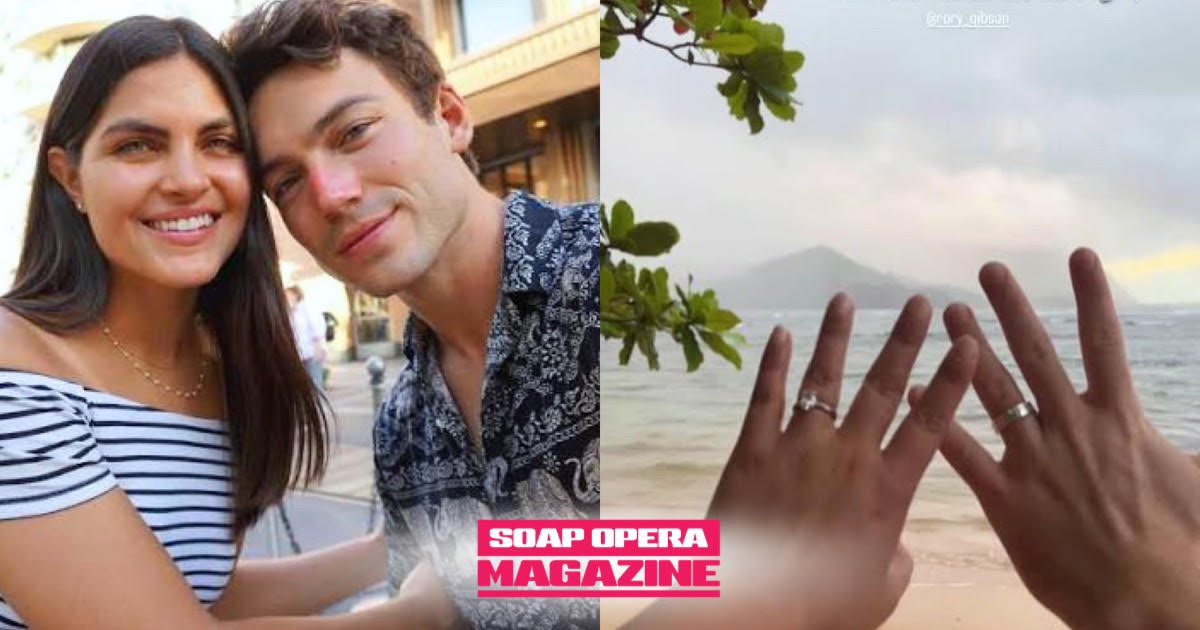 Rory Gibson, who plays Michael Corinthos on General Hospital, celebrates his wedding to Alicia Ruelas